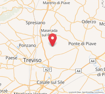 Map of San Giacomo di Musestrelle, Veneto