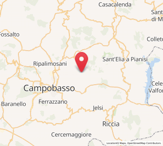 Map of San Giovanni in Galdo, Molise