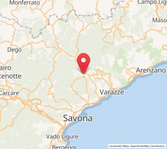Map of San Giovanni, Liguria