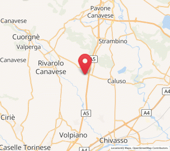 Map of San Giusto Canavese, Piedmont