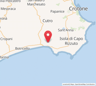 Map of San Leonardo di Cutro, Calabria