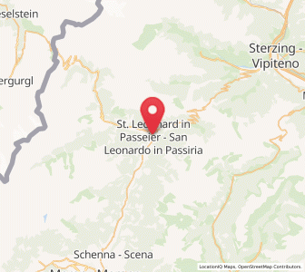 Map of St. Leonhard in Passeier, Trentino-Alto Adige