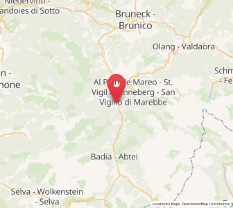 Map of St. Martin in Thurn, Trentino-Alto Adige