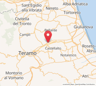Map of San Nicolò a Tordino, Abruzzo