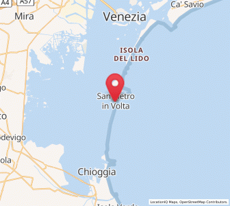 Map of San Pietro in Volta, Veneto