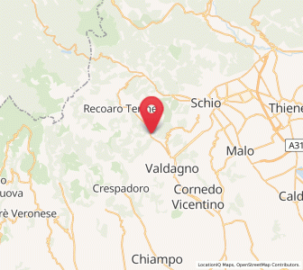 Map of San Quirico, Veneto