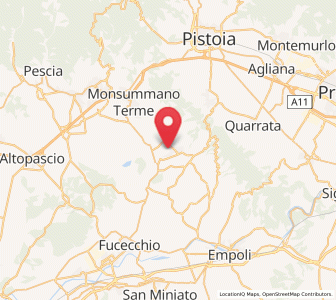 Map of San Rocco, Tuscany