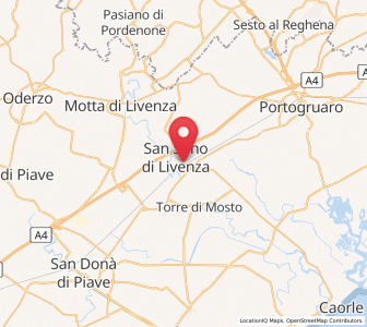 Map of San Stino di Livenza, Veneto