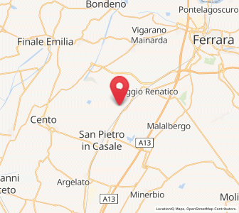 Map of San Venanzio, Emilia-Romagna