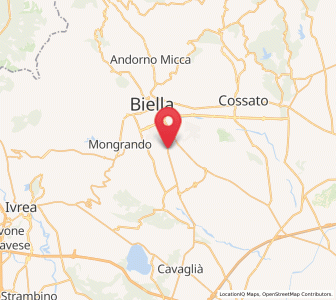 Map of Sandigliano, Piedmont