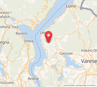 Map of Sangiano, Lombardy