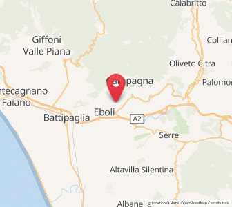 Map of Santa Lucia-Santa Maria la Nova, Campania