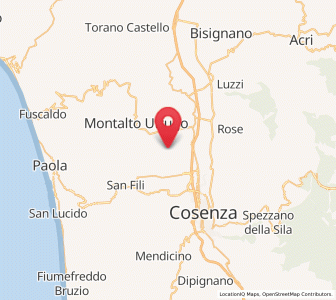 Map of Santa Maria di Settimo, Calabria