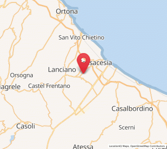 Map of Santa Maria Imbaro, Abruzzo