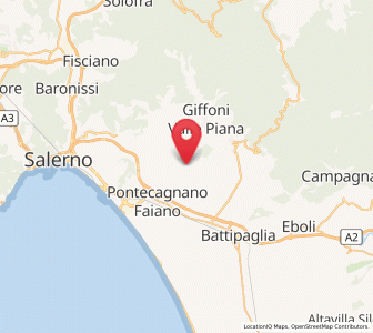 Map of Santa Tecla-Castelpagano, Campania