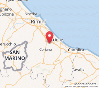 Map of Sant'Andrea in Besanigo, Emilia-Romagna