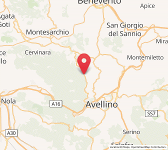 Map of Sant'Angelo A Scala, Campania