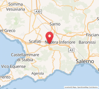 Map of Sant'Egidio del Monte Albino, Campania