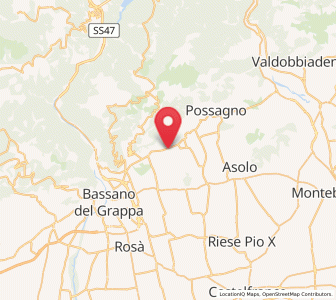 Map of Sant'Eulalia, Veneto