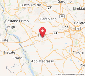 Map of Santo Stefano Ticino, Lombardy