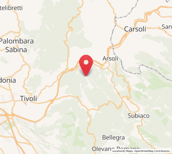 Map of Saracinesco, Lazio