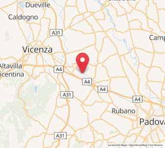 Map of Sarmego, Veneto