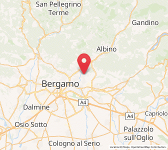 Map of Scanzo-Rosciate, Lombardy