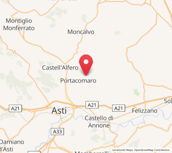 Map of Scurzolengo, Piedmont