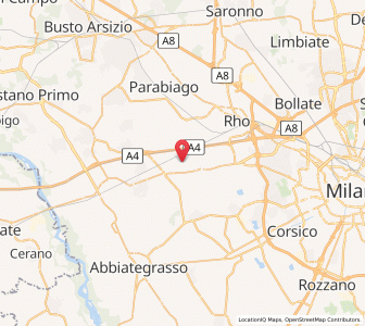 Map of Sedriano, Lombardy