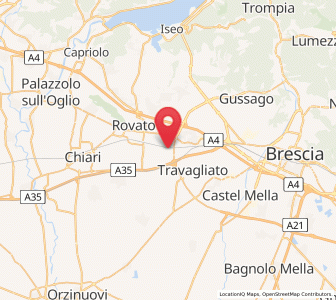Map of Segabiello, Lombardy