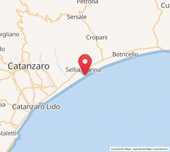 Map of Sellia Marina, Calabria