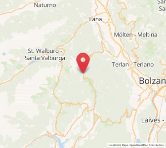 Map of Unsere Liebe Frau im Walde-St. Felix, Trentino-Alto Adige