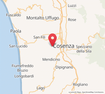 Map of Serra Miceli, Calabria