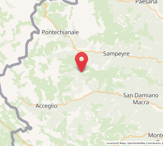 Map of Elva, Piedmont