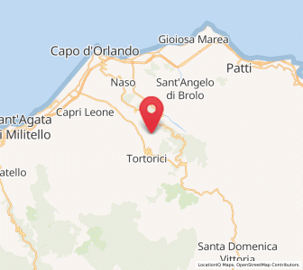 Map of Sfaranda, Sicily