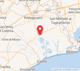 Map of Sindacale, Veneto