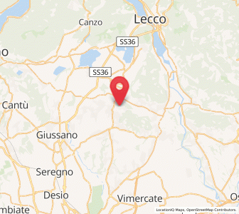 Map of Sirtori, Lombardy