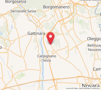 Map of Sizzano, Piedmont