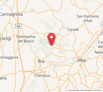 Map of Sommariva Perno, Piedmont