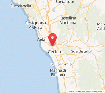 Map of S.P. in Palazzi, Tuscany