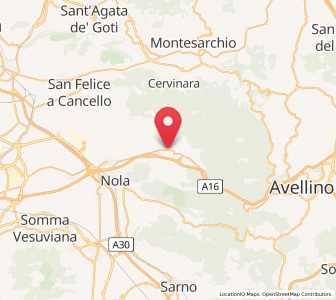 Map of Sperone, Campania