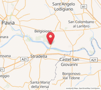 Map of Spessa, Lombardy