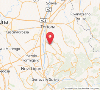 Map of Spineto Scrivia, Piedmont