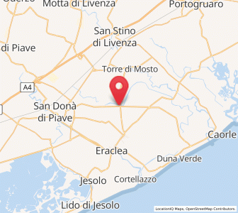 Map of Stretti, Veneto