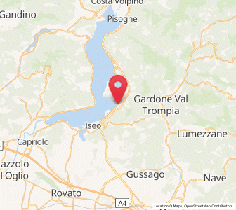 Map of Sulzano, Lombardy