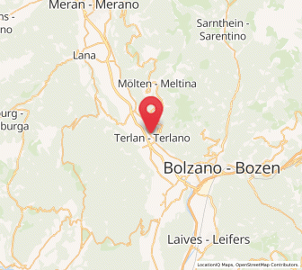 Map of Terlan, Trentino-Alto Adige