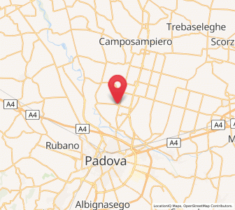 Map of Terraglione, Veneto