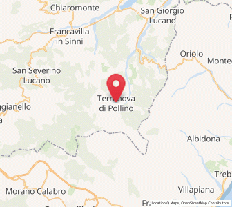 Map of Terranova di Pollino, Basilicate