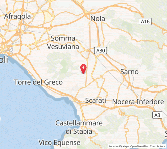 Map of Terzigno, Campania