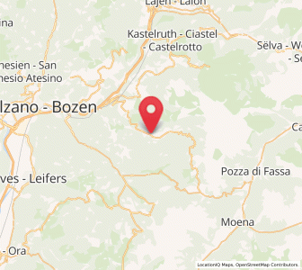 Map of Tiers, Trentino-Alto Adige